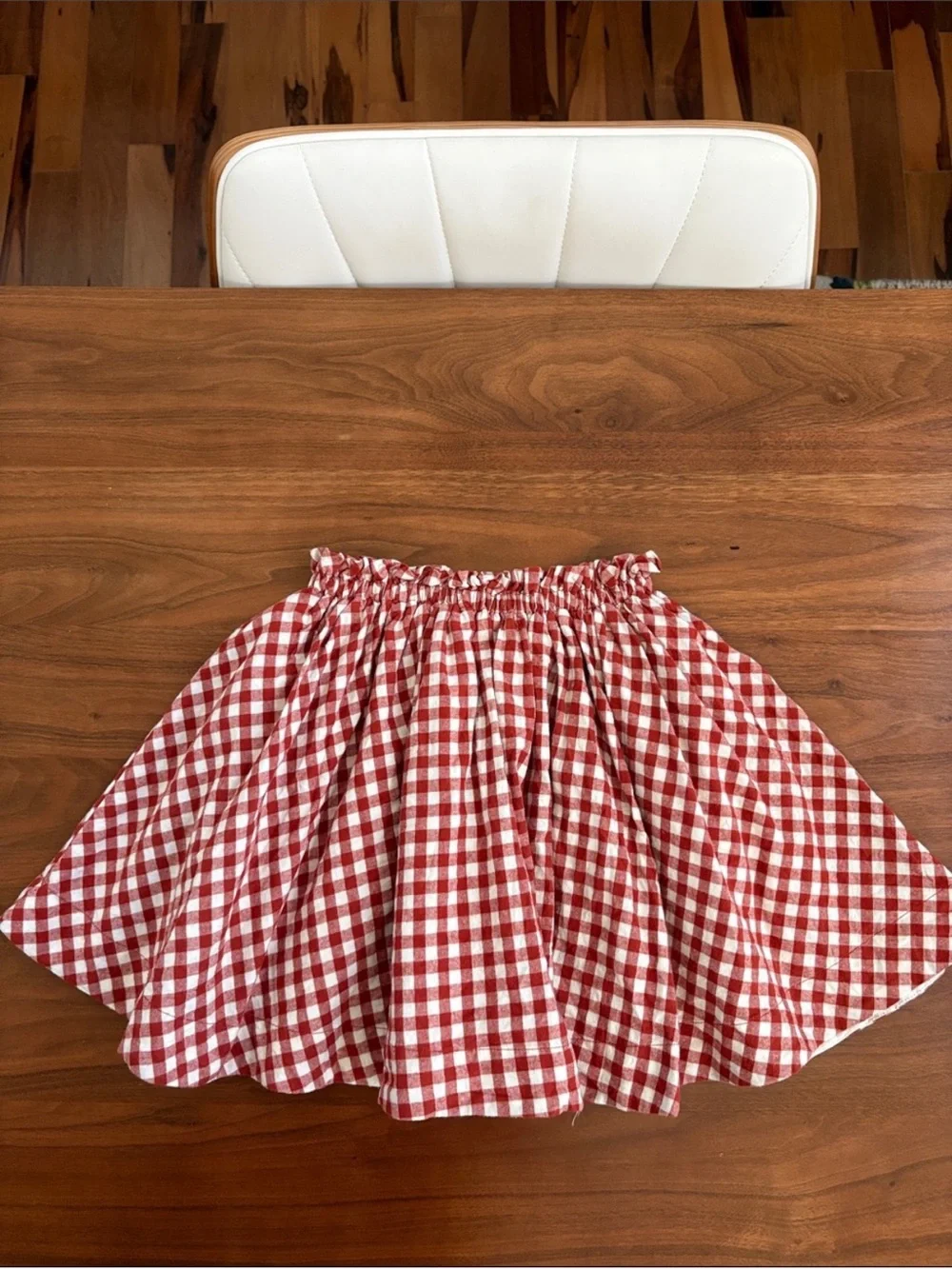 Pink Chicken Girls' Theodore Skirt Gingham Size 8 Years
